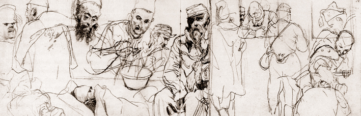  Adolpyh Von Menzel —— 法国囚犯